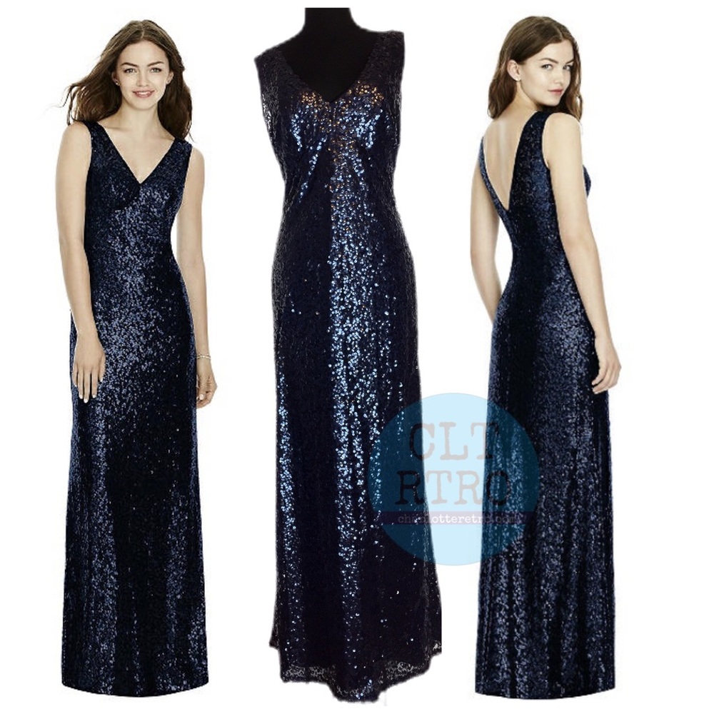 NWT Bella Bridesmaids Sequin Gown